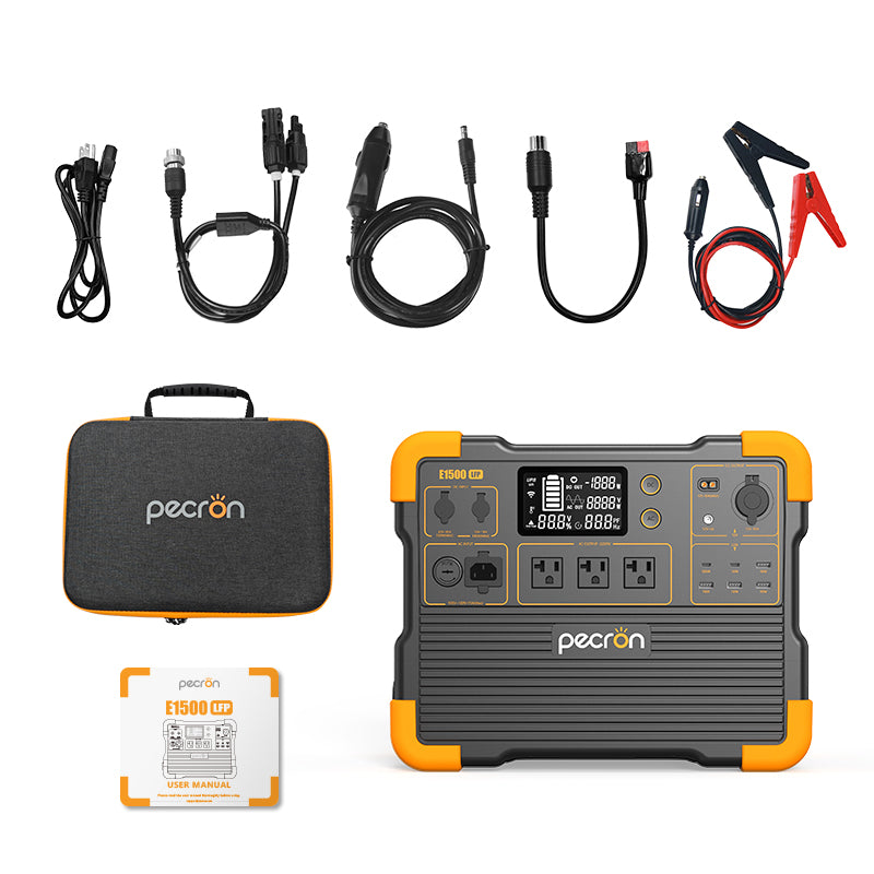 PECRON E1500LFP Expandable Power Station 2200W 1536Wh