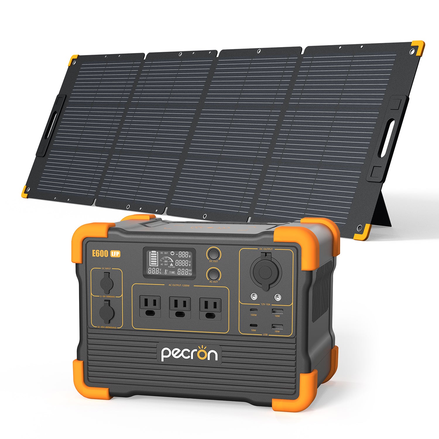 PECRON E600LFP Portable Power Station 1200W 614Wh LiFePo4 Canada