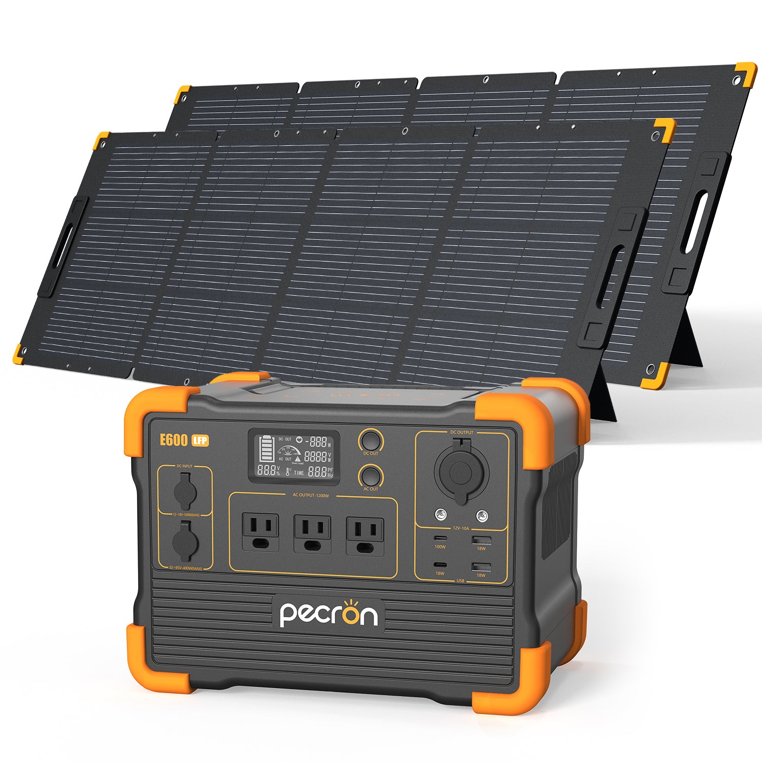PECRON E600LFP Portable Power Station 1200W 614Wh LiFePo4 Canada